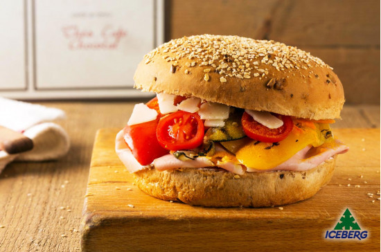 PANINI BIG HAMBURGER BROWN 110GR   3X7PZ   SG