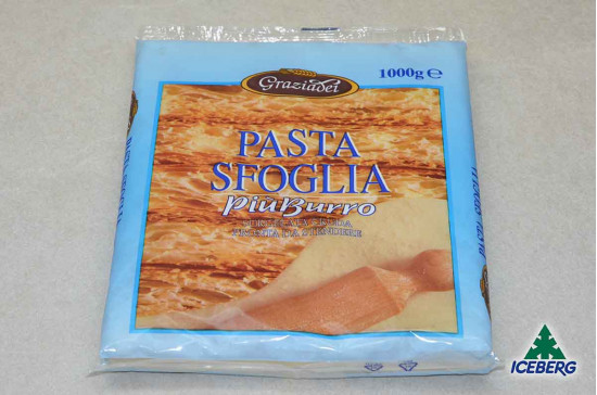PASTA SFOGLIA AL BURRO GRAZIADEI   6X1KG   SG