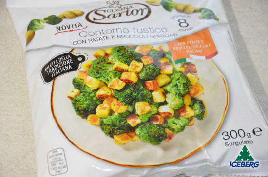 CONTORNO RUSTICO PATATE/BROCCOLI 12X300GR SG