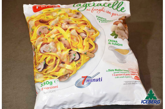 TAGLIATELLE AI FUNGHI C/PORCINI    10X550GRSG