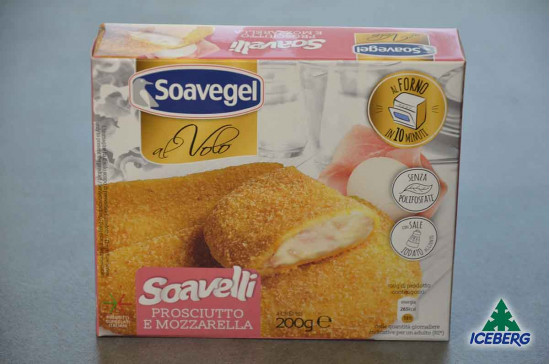 SOAVELLI PROSCIUTTO E MOZZ. (4PZ) 10X200GRSG