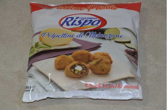 POLPETTINE DI MELANZANE 8X500GR SG