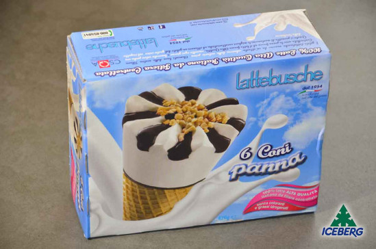 CONO PANNA LATTEBUSCHE (6PZ) 6X420GR SG
