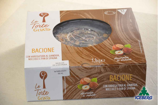 BACIONE G7 TORTA GELATO 4X1,1KG SG