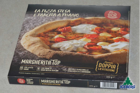 PIZZA DL MARGHERITA TOP "MARG." 8X390GR SG