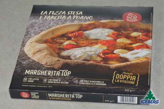 PIZZA DL MARGHERITA TOP "MARG." 8X390GR SG