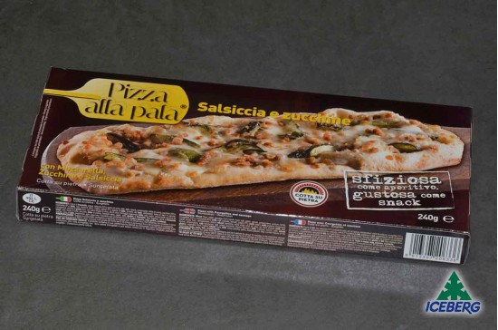 PIZZA PALA SALSICCIA/ZUCCHINE S. 12X240GRSG