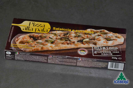 PIZZA PALA SALSICCIA/ZUCCHINE S. 12X240GRSG