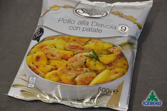 POLLO ALLA DIAVOLA CON PATATE 8X500GR SG