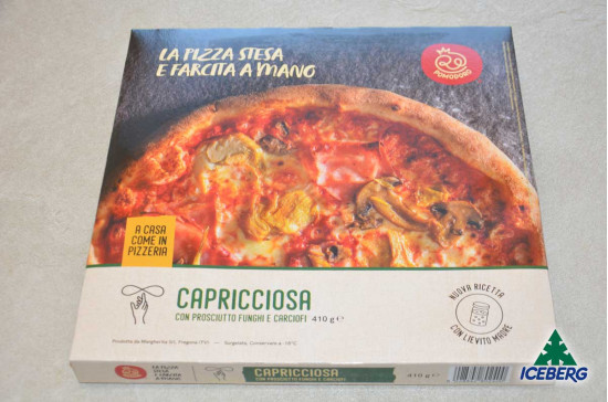PIZZA CAPRICCIOSA "MARGHERITA" 8X410GR SG