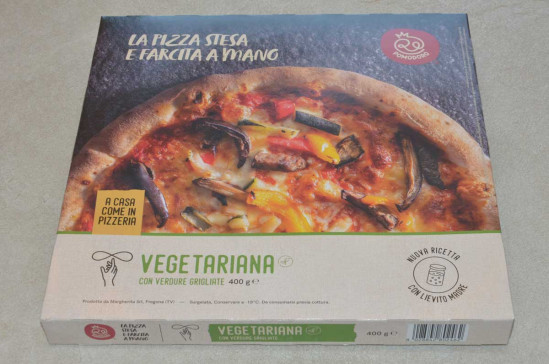 PIZZA VEGETARIANA "MARGHERITA" 8X400GR SG