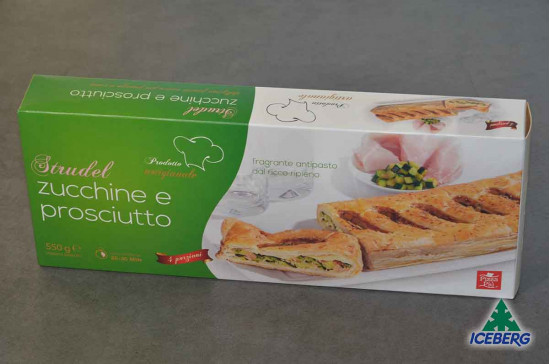 STRUDEL ZUCCHINE/PROSCIUTTO 10X550GRSG