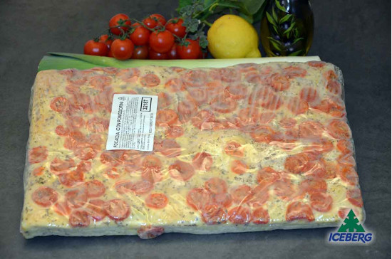 FOCACCIA POMODORINI RETTANGOLARE 4X800GR SG