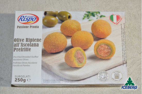 OLIVE ALL'ASCOLANA DA FORNO 16X250GR CG
