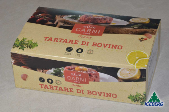 TARTARE BOVINO 150GR 2X1350GR+SG