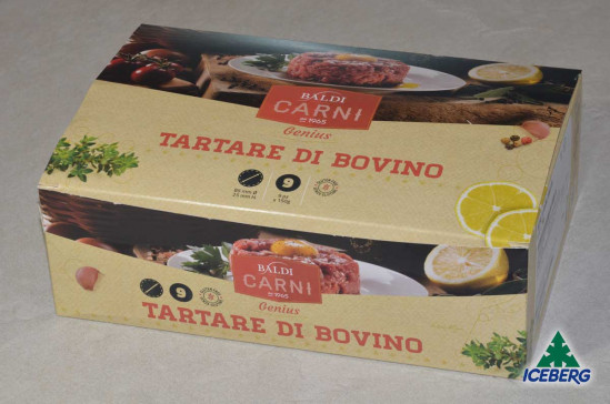 TARTARE BOVINO 150GR 2X1350GR+SG
