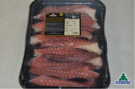 POLPO TENTACOLI COTTI 100/150 P.P. 4X1,35KGCG