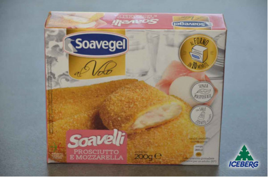 SOAVELLI PROSCIUTTO E MOZZ.  (4PZ) 10X200GRSG