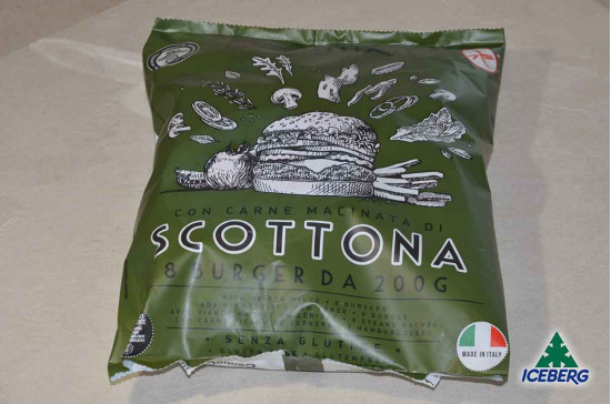 HAMBURGER BOVINO SCOTTONA X200GR 3X1,6KG SG