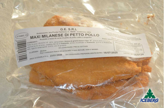 MAXI MILANESE PETTO DI POLLO 10X400GR SG