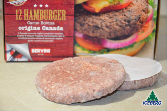 HAMBURGER BOVINO CANADA X200GR B.  12X200GRCG
