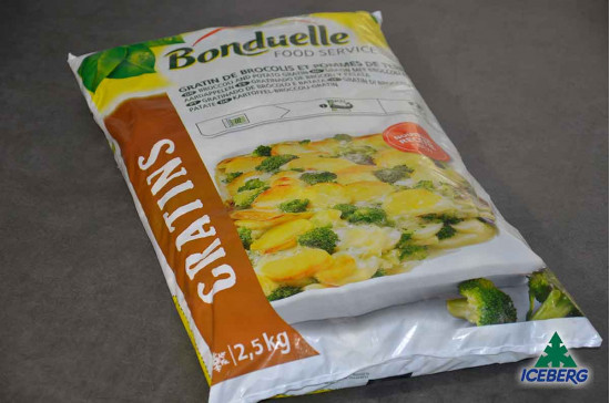 BROCCOLI/PATATE GRATIN BONDUELLE 4X2,5KG SG