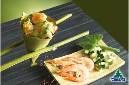 FRITTELLE ZUCCHINE/GAMBERI         4X1KG   CG