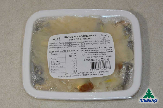 SARDE IN SAOR V.                   10X200GRFR