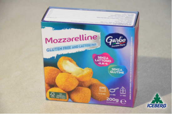 MOZZARELLINE PANATE S/GLUT. S/L    12X200GRSG