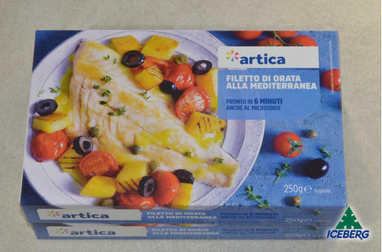 FILETTO DI ORATA ALLA MEDITERRANEA 8X250GR SG