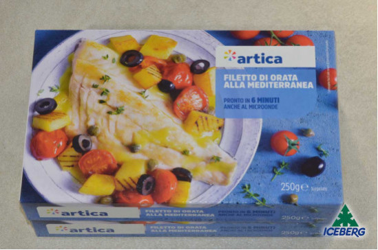 FILETTO DI ORATA ALLA MEDITERRANEA 8X250GR SG