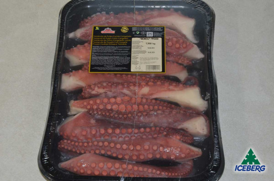 POLPO TENTACOLI COTTI 100/150 P.P.2X1,35KG+CG