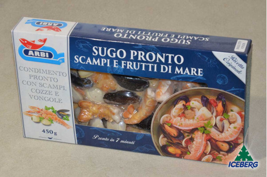 SUGO SCAMPI E FRUTTI DI MARE 6X450GR CG
