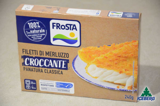 FILETTO DI MERLUZZO CROCCANTE 8X240GRSG