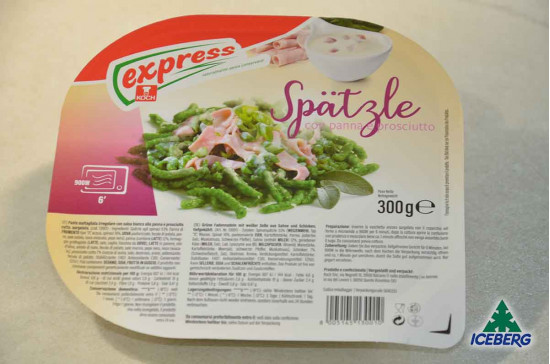 SPAETZLE VERDI PANNA E PROSCIUTTO 6X300GR SG