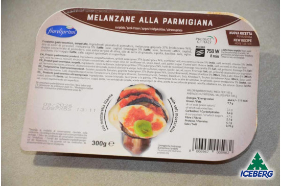 MELANZANE ALLA PARMIGIANA F.P. 1X4PZ SG