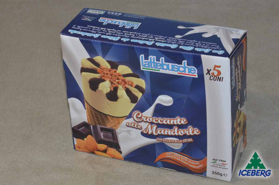 CONO CROCCANTE ALLE MANDORLE (5PZ) 6X350GR SG