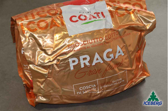 PROSCIUTTO COTTO TIPO PRAGA 1/2    1X1PZ  +FR
