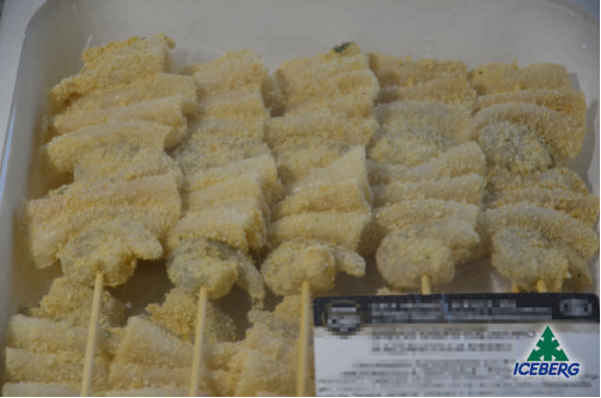 SPIEDINI CALAMARI/MAZZANCOLLE PANATI 2X20PZCG