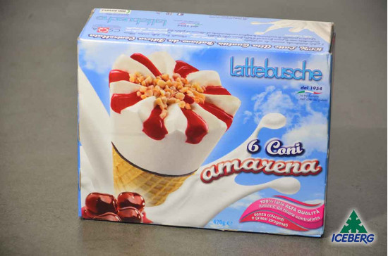CONO AMARENA LATTEBUSCHE (6PZ)     6X420GR SG