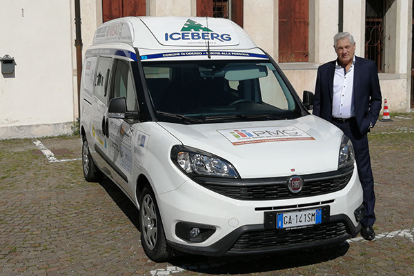 Iceberg per il sociale: nuovo Doblò per il Comune di Oderzo